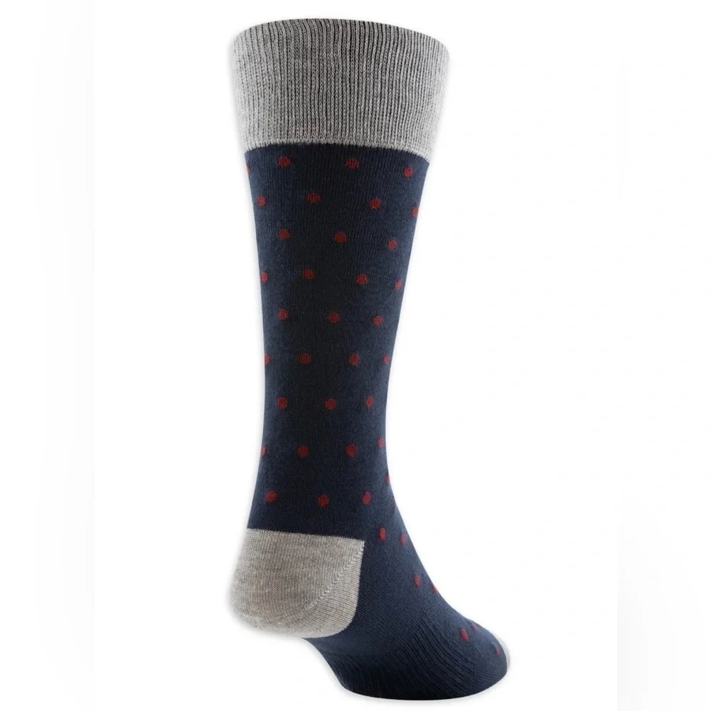 Gold Toe Dress Stripe Dots Crew Socks, 3pk
